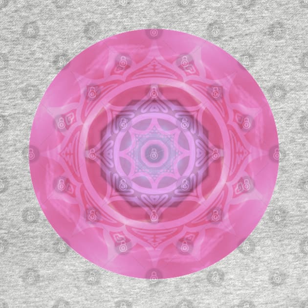 PINK LOTUS MANDALA, PINK AND LILAC PURPLE MANDALA, LOTUS PATTERN DESIGN by danitacreate